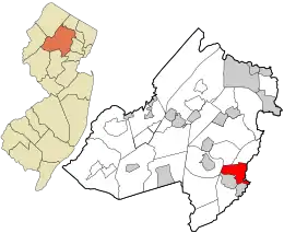 Location in Morris County and the state of New Jersey.