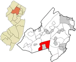 Location in Morris County and the state of New Jersey.