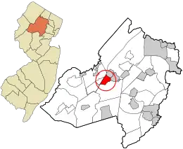 Location in Morris County and the state of New Jersey.