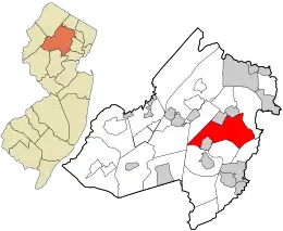 Location in Morris County and the state of New Jersey.