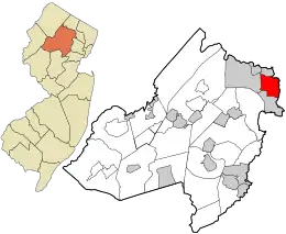 Location in Morris County and the state of New Jersey.