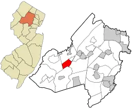Location in Morris County and the state of New Jersey.