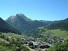 June 2001 general view of Morzine