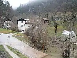 Mošenik during the 2009 floods in Slovenia
