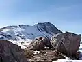 Mount Wilcox seen from Wilcox Pass