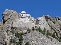 Mount Rushmore, by Gutzon Borglum, 1927–1941, Black Hills, South Dakota