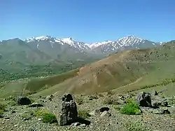 Alvand Mountain overlooking Maryanaj