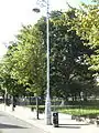 Decorative Shamrock Lamp Post (park side)
