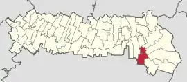 Location in Ialomița County