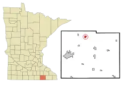 Location of Sargeant, Minnesota