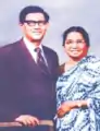 A.B Masilamani with his wife Vimala Masilamani.