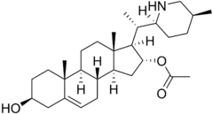 Stereo skeletal formula of muldamine
