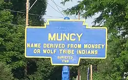 Official logo of Muncy, Pennsylvania