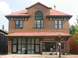 The Beaver Municipal Building (1912) within the Beaver Historic District