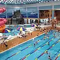 Swimming pools at the water park