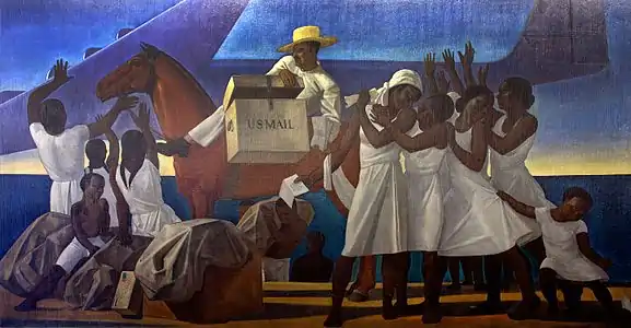 Art in the Tropics by Rockwell Kent in the William Jefferson Clinton Federal Building (1938)