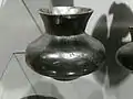 Pottery polished with graphite