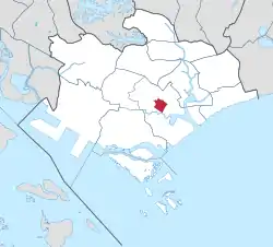 Location in Central Region