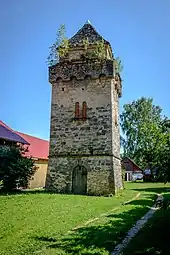 Bell tower in the Muuga village of the Vinni Parish, Lääne-Viru County, Estonia