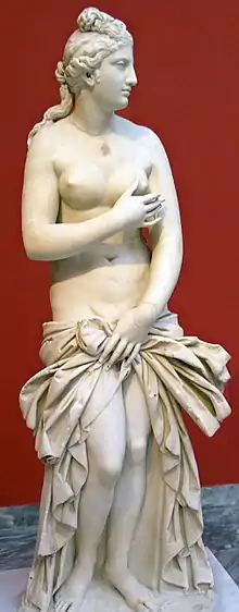 Aphrodite Pudica (Roman copy of 2nd century AD), National Archaeological Museum, Athens.