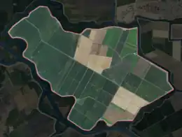 Aerial image of an island.