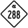 North Carolina Highway 288 marker