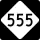 North Carolina Highway 555 marker