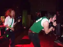 Mark and Andrea Heimer of No-Fi Soul Rebellion perform in Spokane, Washington on September 11, 2010.