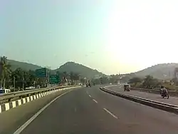 NH Road near Ravindranagar