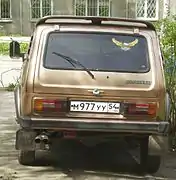 VAZ-2121 (first generation) "Niva" (rear view)