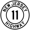 Cutout shield for Route 11