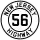 Route 56 marker