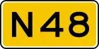 Provincial highway 48 shield}}