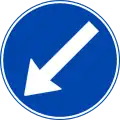 Pass on left