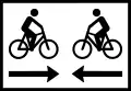 Bicycle traffic in both directions