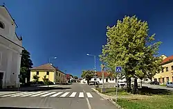 The square in Nadějkov