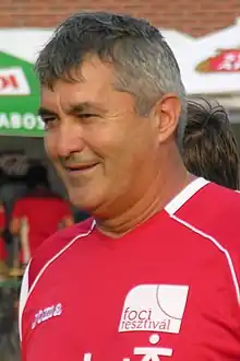 Antal Nagy, defender, the team's captain during the 1986 World Cup