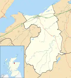 Ardclach is located in Nairn