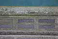 Name Plates, Clevedon Pier, Clevedon, England.
