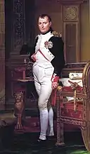 Painting of Napoleon Bonaparte in His Study at the Tuileries