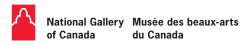 An image of the logo of the National Gallery of Canada, with the art gallery's name in both English and French.