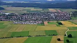 Aerial view of Nattheim