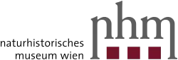 The phrase "Naturhistorisches Museum Wien" next to the stylized lowercase letters "n", "h", and "m", above three dots.