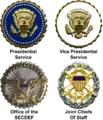 Figure 1: Presidential Service, Vice Presidential Service, Office of the Secretary of Defense, Joint Chiefs