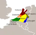 Map of traditional Low Franconian dialects