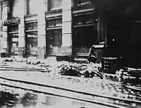 Street in front of the Asch Building