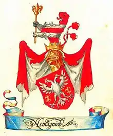 Nemanjić dynasty coat of arms, Belgrade Armorial II (early 17th century)