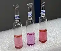 Neodymium compounds in normal daylight