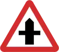 B1: Crossroads with a minor ahead