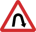 B11: Hairpin bend to the right ahead
